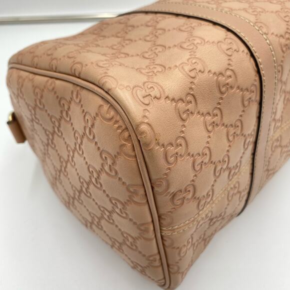 Gucci Dusty Pink Guccissima Leather Medium Joy Boston Bag Top Handle - Picture 6 of 16